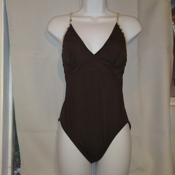 burberry one piece swim